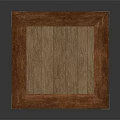 Wooden Storage Box With Metal Corners For Daily Use Home Organization