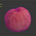 Fresh Red Shiny Apple With Vibrant Color And Glossy Surface Perfect For Healthy Snacks