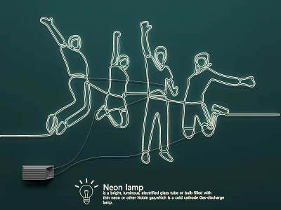 Neon Light 3d model