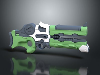 Modern Gun Laser Rifle Sci-Fi Gun Sci-Fi Weapon Future Weapon 3d model