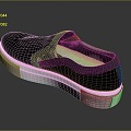 Cloth Shoes Flat Shoes Canvas Shoes Old Cloth Shoes Dad Shoes Casual Running Shoes Beans Loafers 3d model