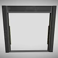 Door Frame Security Door 3d model