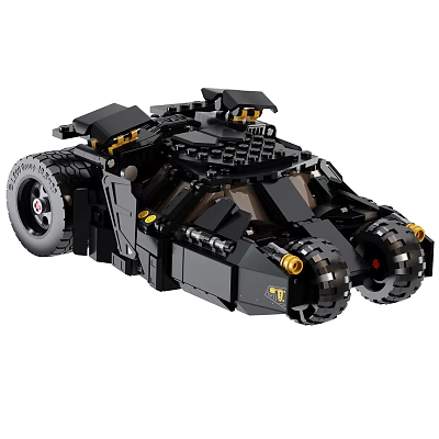 Lego toy Batmobile Lego toy car children's toy accessories 3d model