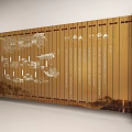 Detailed Ancient Chinese Bamboo Slips Carving Artwork Of Qingming Shanghe Tu Design