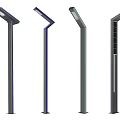 Modern Street Light Landscape Light Street Light Technology Light Solar Light 3d model