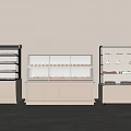 Dessert Store Display Cabinet Bakery Display Cabinet Shelf Dessert Store Shelf Bakery Display Cabinet Dessert Store Display Cabinet Glass Display Cabinet 3d model