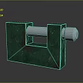 Green Heavy Duty Metal Bench Vice Clamping Tool With Screw Mechanism For Workshop Use