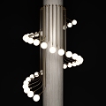 Arc chandelier 3d model