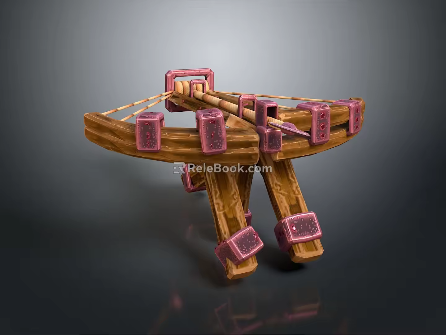 Crossbow Mechanical Crossbow Shift Bow and Arrow Shoot Far Equipment Weapons High-tech Crossbow 3d model