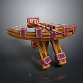 Crossbow Mechanical Crossbow Shift Bow and Arrow Shoot Far Equipment Weapons High-tech Crossbow 3d model