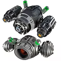 Modern Multifunctional Daily Use Electrical Appliance With Metal Design And Green Indicators