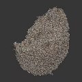 Wood And Stone Mixed Chips Pile Natural Decorative Aggregate Material For Landscaping