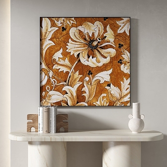 medieval decorative painting 3d model