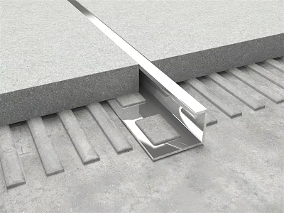 Stainless Steel Hardware Connector Tool for Joining Concrete Slabs in Building Construction Projects 3d model