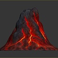 Geo-vein Volcano Volcano Island Terrain Mountain Geomorphology Mountain Range Topographic Map Mountain 3d model