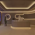 Modern Beauty Hair Salon Interior With Cozy Waiting Area Soft Lighting And Elegant Furniture
