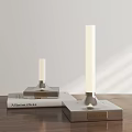 Nordic metal table lamp candle atmosphere lamp 3d model
