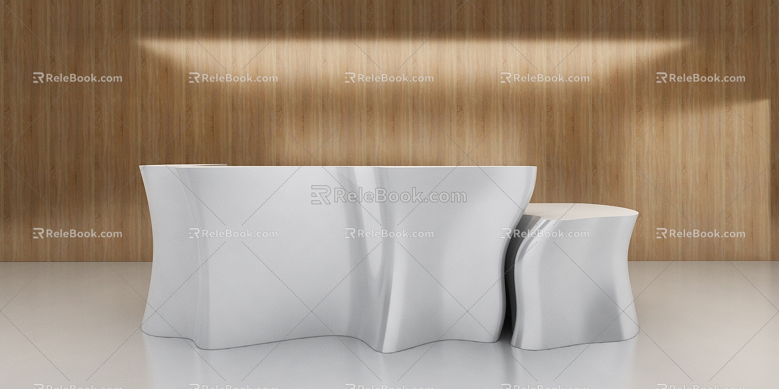 Front Desk 3d model