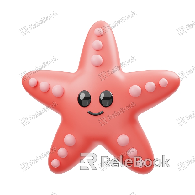 Starfish Cartoon Starfish Sea Life Toy Starfish model