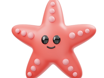 Starfish Cartoon Starfish Sea Life Toy Starfish model