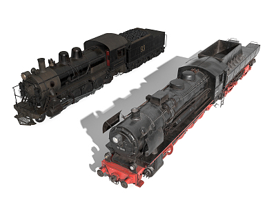 Industrial LOFT locomotive 3d model