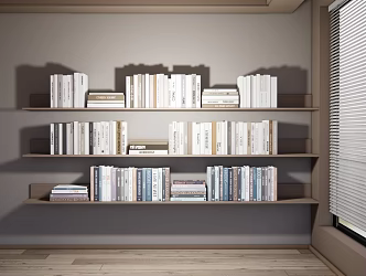 Modern Book Ornaments 3d model