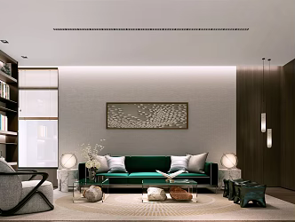 Modern living room 3d model
