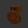 Red Industrial Valve Equipment Featuring Rustic Texture Bolted Flange And Mechanical Design