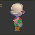 Man Wearing Green White Cap Red Shirt And Orange Boots Carrying Yellow Bag With Cat