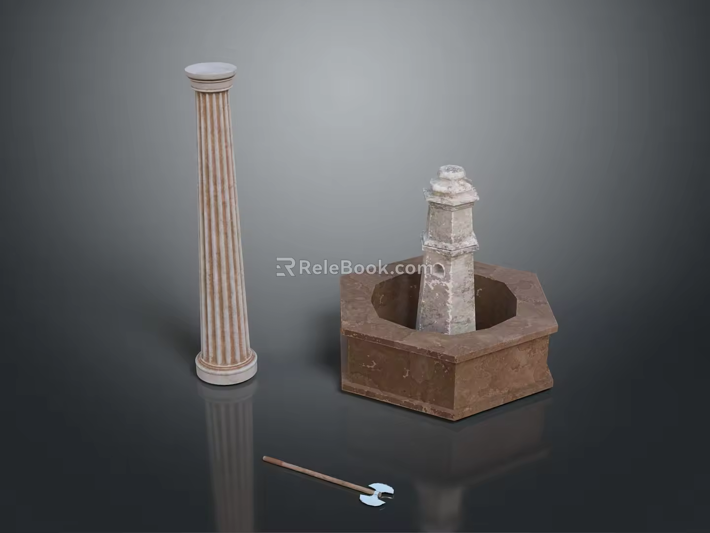 Columns Stone Columns Stone Columns Old Columns Roman Columns Roman Columns Classical Columns Greek Columns 3d model