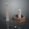 Columns Stone Columns Stone Columns Old Columns Roman Columns Roman Columns Classical Columns Greek Columns 3d model