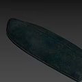 Game Movie Character Wooden Boat Prop With Blue Hull And Interior Seats