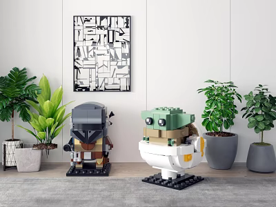 Modern toys Lego children's toys 3d model