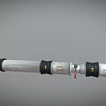 Modern pipeline sci-fi pipeline 3d model