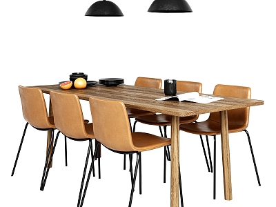 Modern Dining Table and Chair model