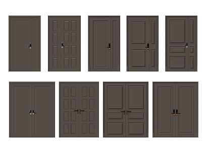 Jane's mother door entry door password door combination 3d model