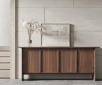 Modern Side Cabinet Sideboard 3d model