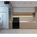 Modern Minimalist Open Living And Dining Room Interior Design With Comfortable Furniture And Storage Spaces