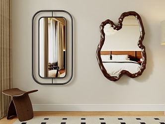 Modern Mirror 3d model