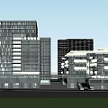 Modern Industrial Factory Building Featuring Multi Storey Structure Vertical Greenery And Glass Exteriors
