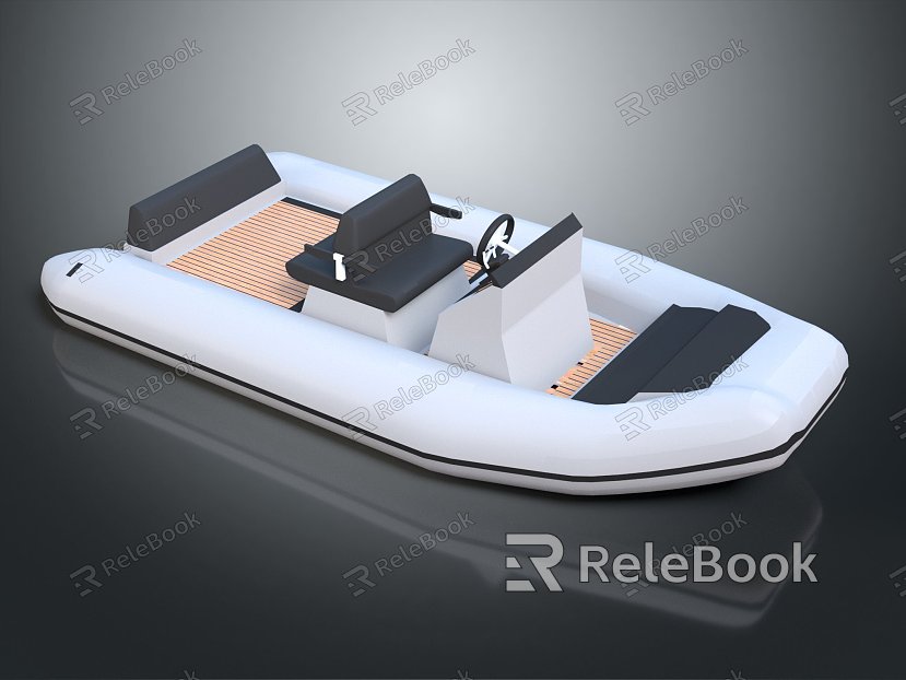 Modern Yacht Sailing Speedboat Cruise by Speedboat Speedboat Yacht model