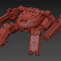 Modern Robot Mechanical Fighter A 3d model