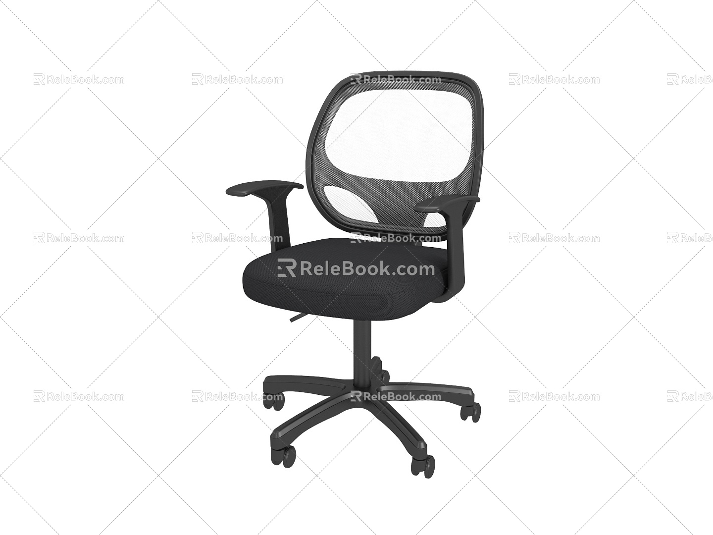 computer chair, office chair 3d model