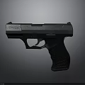 Walther P22 Tactical Pistol With Silver Black Finish And Textured Grip