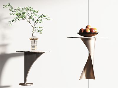 Modern corner table model