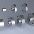 Flange pipe DN32 DN40 DN50 DN65 Flange pipe connection 3d model