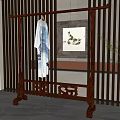floor type hanger 3d model