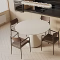 Modern dining table 3d model