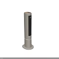 Two Beige Tower Air Cooler Fans With Sleek Design And Standing Base