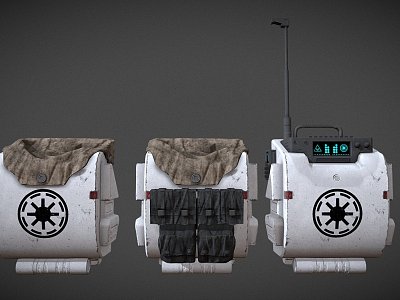 Clone Soldier Backpack model